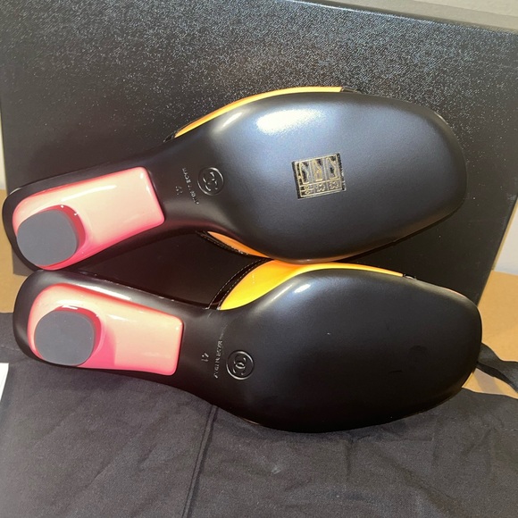 Authentic Chanel Mules orange/black size 41 - Picture 15 of 16